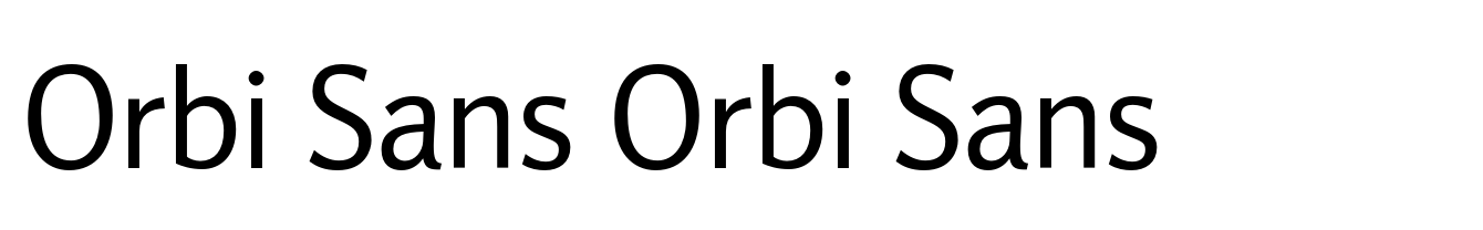 Orbi Sans Orbi Sans